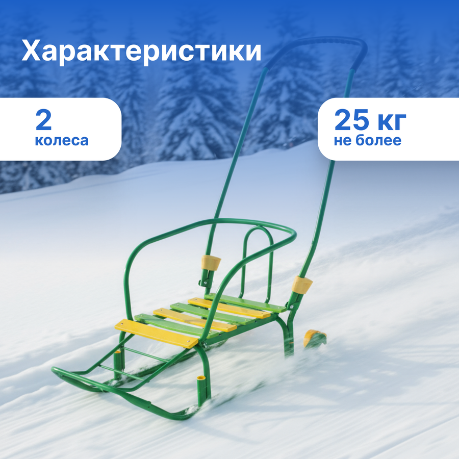 Санки детские ACTIWELL Т3К+Л/С, предпросмотр