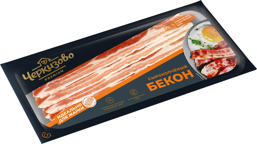 Бекон сырокопченый ЧЕРКИЗОВО ПРЕМИУМ, нарезка, 180г, превью