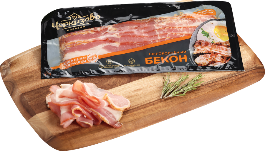 Бекон сырокопченый ЧЕРКИЗОВО ПРЕМИУМ, нарезка, 180г, превью