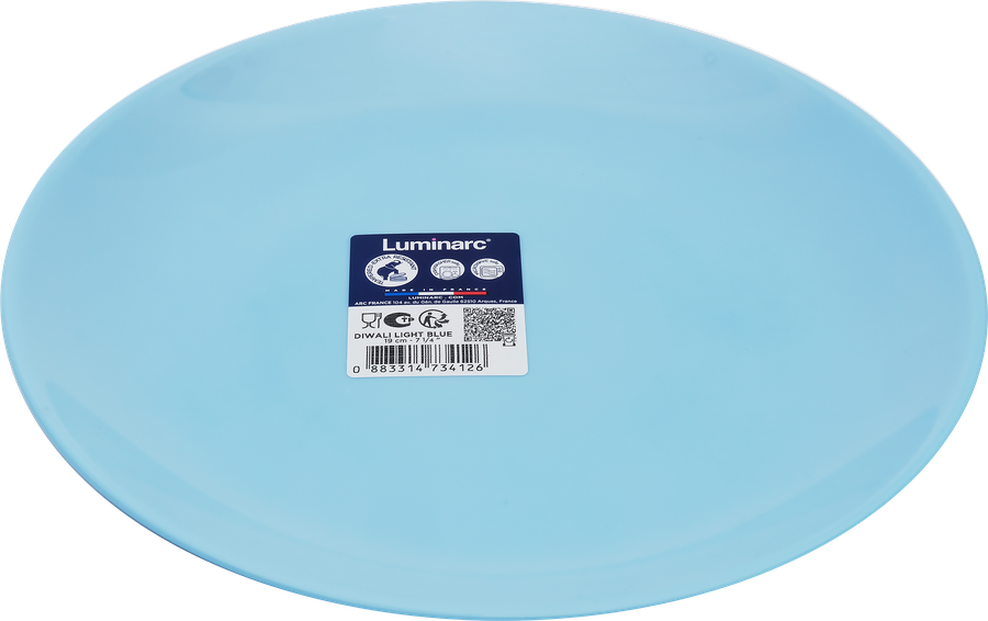 Тарелка десертная LUMINARC Diwali Light Blue/Paradise&nbsp;Blue 19см Арт. 
P2612/V5830, превью