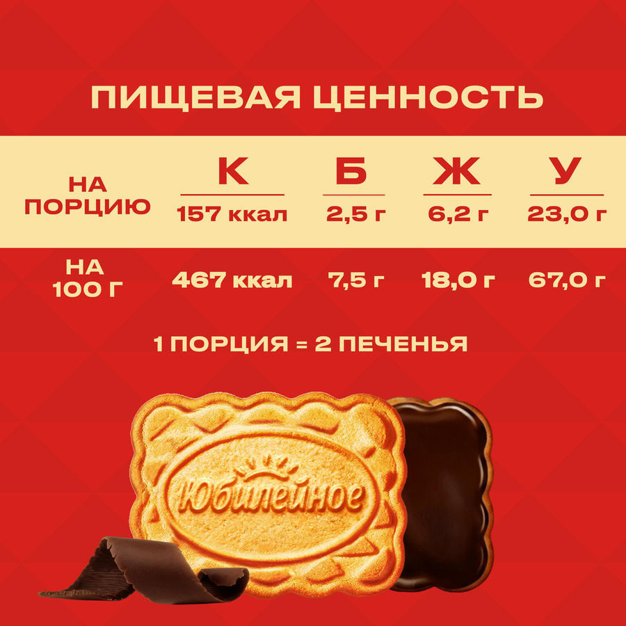 Печенье ЮБИЛЕЙНОЕ Витаминизированное с глазурью, 232г, предпросмотр