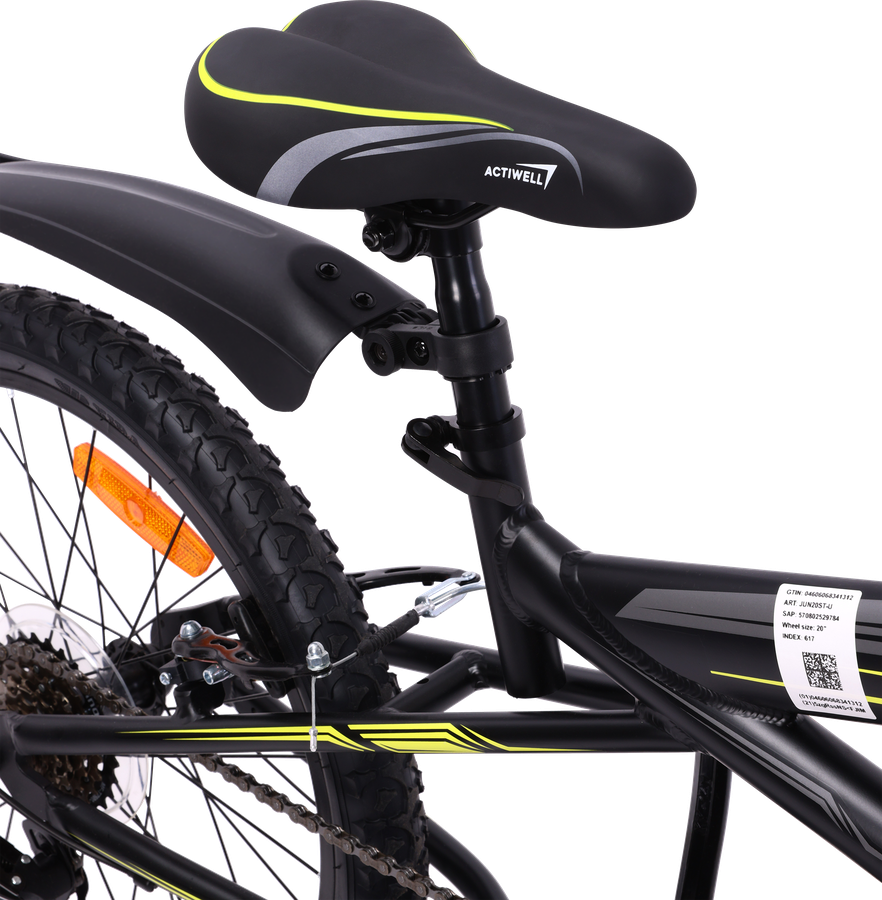 Велосипед горный ACTIWELL Junior 20" 6 скоростей, в ассортименте, Арт.  JUN20ST-U, превью