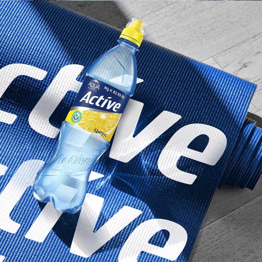 Вода питьевая AQUA MINERALE Active Цитрус негазированная, 0.5л, превью