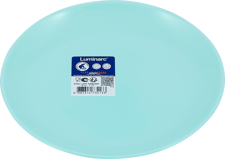 Тарелка десертная LUMINARC Diwali Light Turquoise 19см Арт. P2613, превью