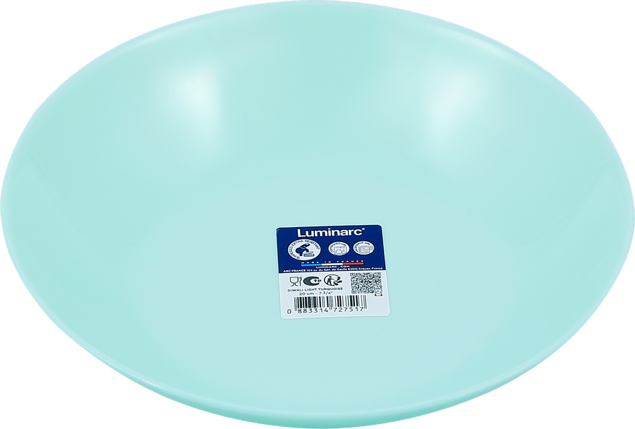 Тарелка суповая LUMINARC Diwali Light Turquoise 20см Арт. P2019, предпросмотр