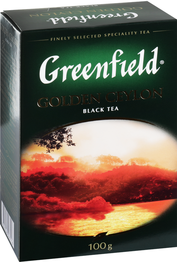Чай черный GREENFIELD Golden Ceylon листовой, 100г, превью