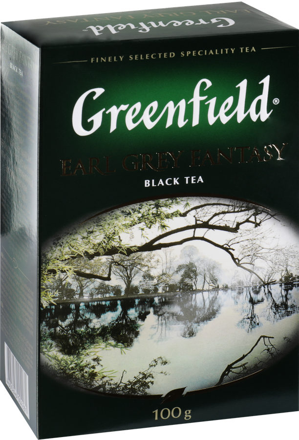 Чай черный GREENFIELD Earl Grey Fantasy с ароматом бергамота листовой, 100г, превью