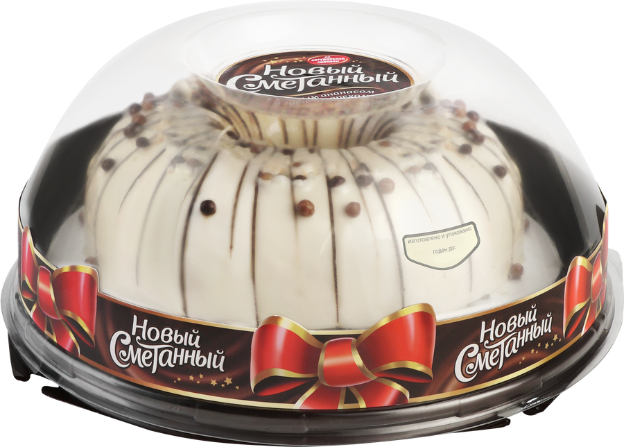 Торт ТИРОЛЬСКИЙ Новый Сметанный с ананасом и грецким орехом, 1,1кг, предпросмотр