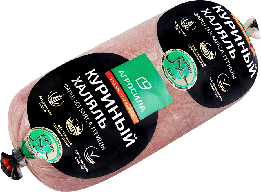 Фарш куриный замороженный АГРОСИЛА Халяль, 500г, превью