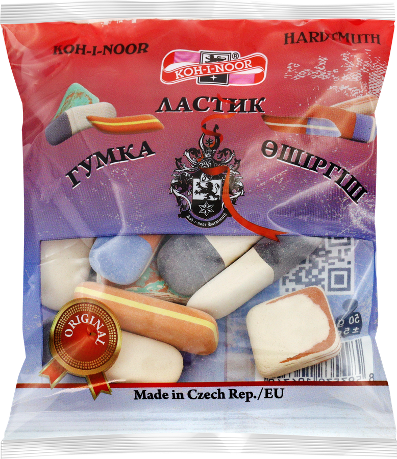 Ластик KOH-I-NOOR овальный Арт. 6510, 9шт, превью
