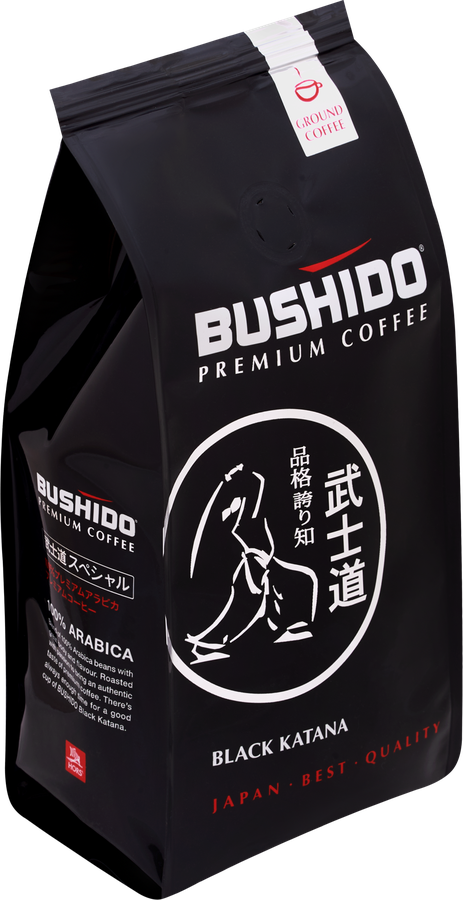 Кофе молотый BUSHIDO Black Katana, 227г, предпросмотр