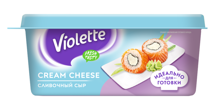 Сыр творожный КАРАТ Violette Cream Cheese Сливочный 70%, без змж, 400г, превью