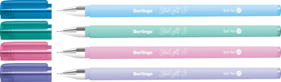 Ручка шариковая BERLINGO Starlight S 0,5мм, синий Арт. CBp_05255, превью