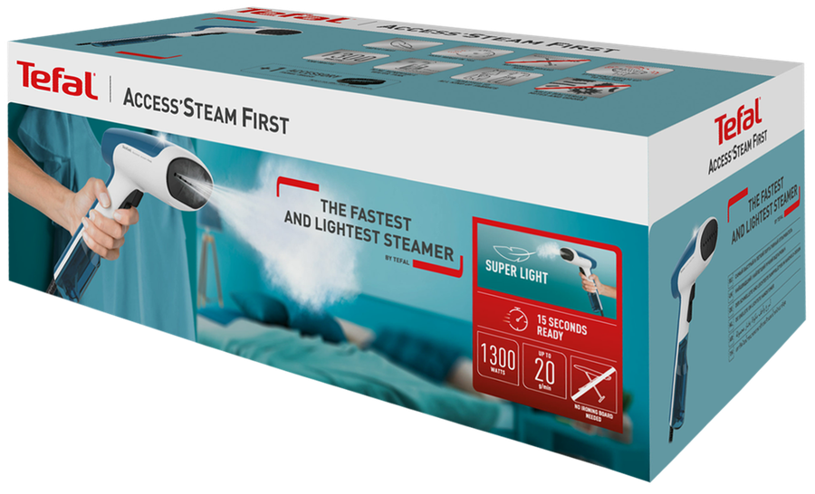 Отпариватель ручной TEFAL Access Steam First, 1300Вт Арт. DT6130E0, превью