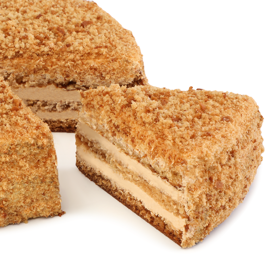 Торт ЛЕНТА FRESH Медовик с вареной сгущенкой, 600г, превью