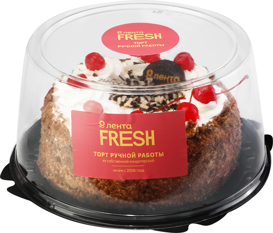 Торт ЛЕНТА FRESH Черный лес, 850г, превью