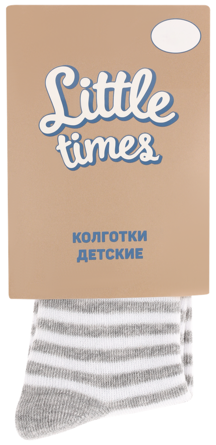 Колготки детские LITTLE TIMES р. 62–68 серые, Арт. КН8002Л, предпросмотр