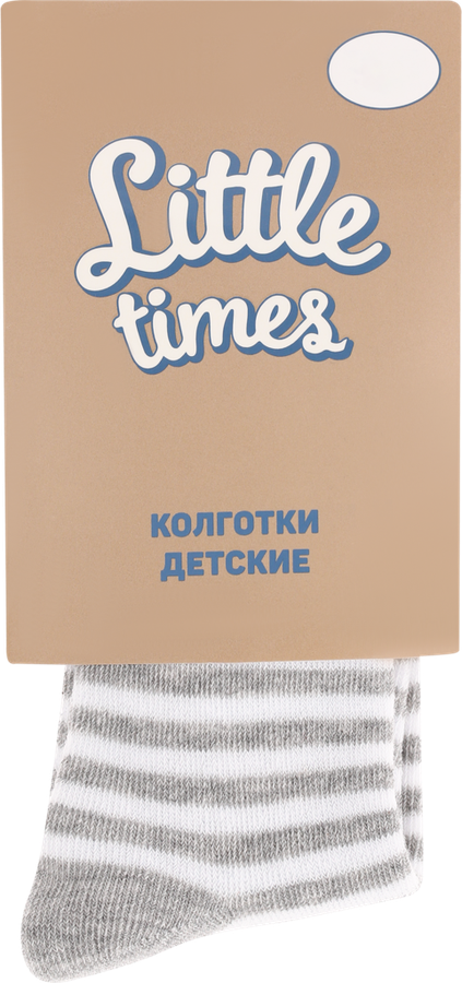 Колготки детские LITTLE TIMES р. 74–80 цвет молочный, Арт. КН8004Л, предпросмотр