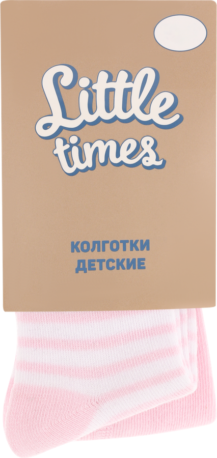 Колготки детские LITTLE TIMES р. 74–80 цвет молочный, Арт. КН8004Л, предпросмотр