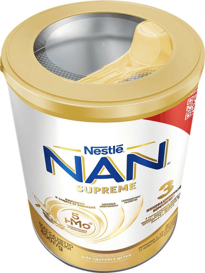Молочко детское NAN 3 Supreme, с 12 месяцев, 400г, превью