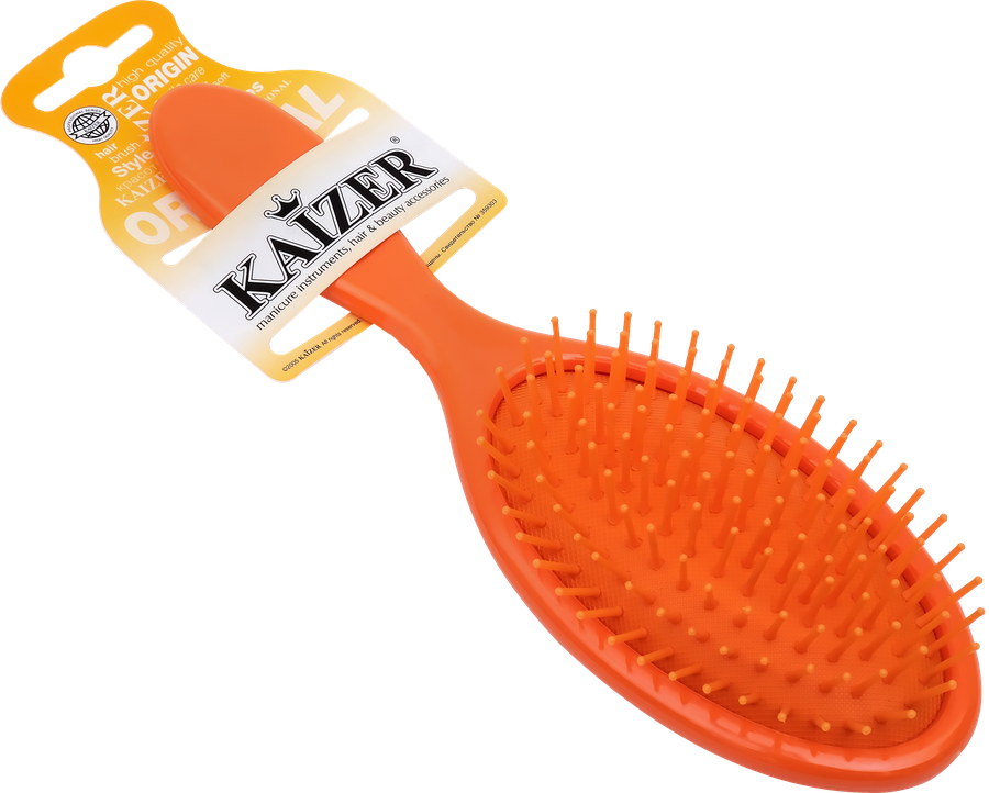Расческа массажная KAIZER с пластиковыми зубьями, цвета в ассортименте, Арт. 90000, предпросмотр