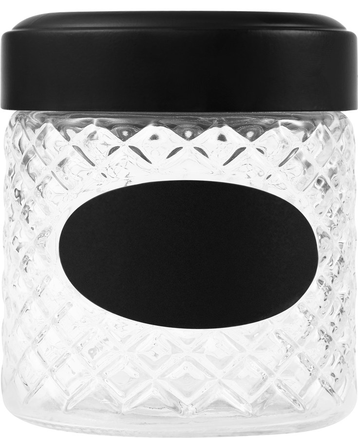 Банка для хранения HOMECLUB Black 600мл стекло Арт. CB1089LXY, предпросмотр