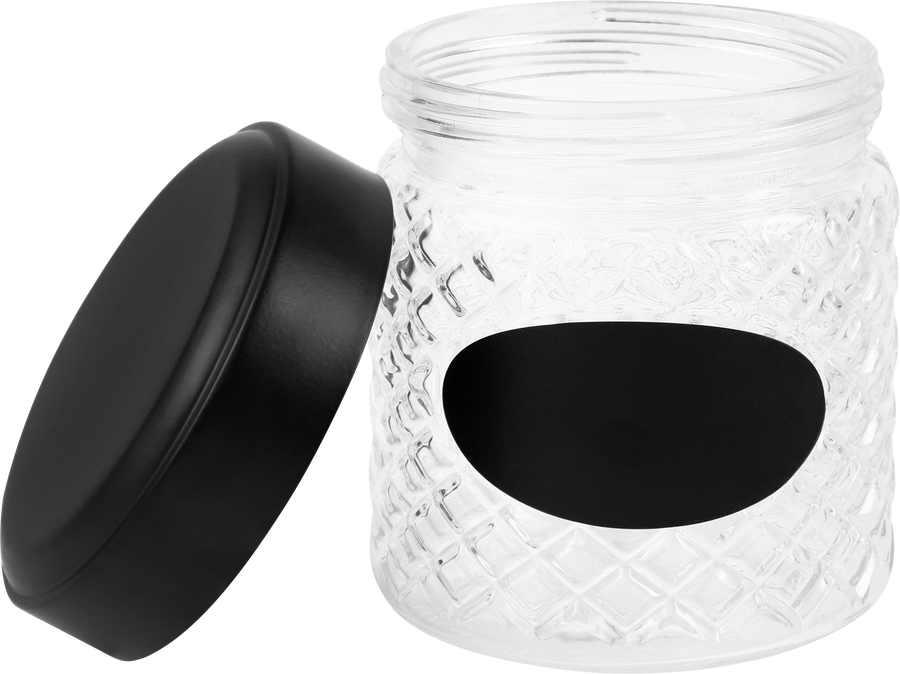 Банка для хранения HOMECLUB Black 600мл стекло Арт. CB1089LXY, предпросмотр