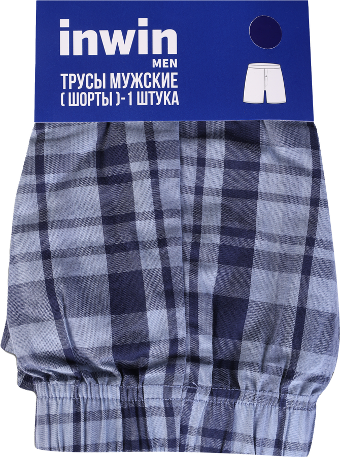 Трусы мужские INWIN шорты, темно-синий/голубой, Арт. ATL-
24008/ATL-24008-U, превью