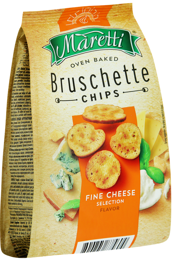 Сухарики пшеничные MARETTI Bruschette со вкусом Сыр, 70г, превью