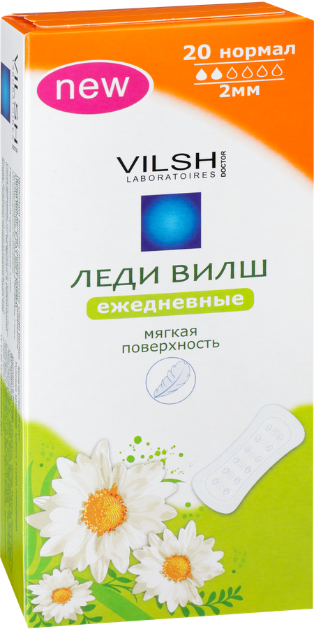 Прокладки ежедневные ЛЕДИ ВИЛШ Soft, 20шт, предпросмотр