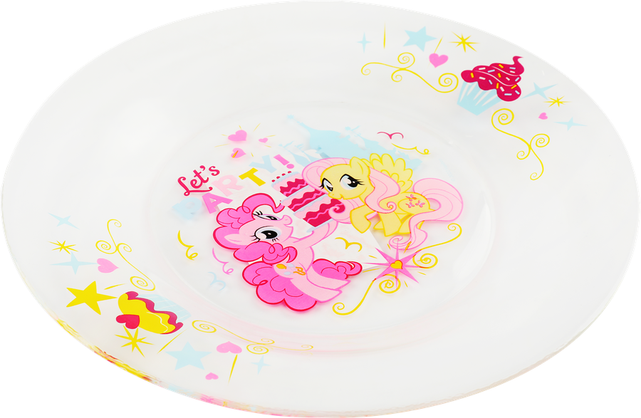 Тарелка MY LITTLE PONY 19,5см, стекло Арт. MLPP195G-1, превью