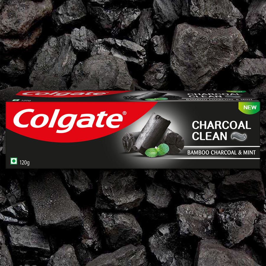 Зубная паста COLGATE Бамбуковый уголь с мятой для отбеливания зубов и свежести дыхания, 130г, предпросмотр