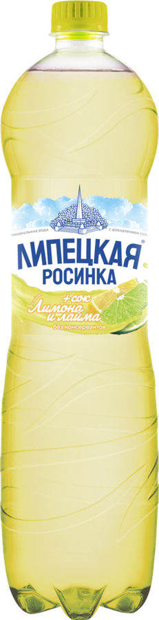 Напиток ЛИПЕЦКАЯ Лайт со вкусом лимона и лайма на основе минеральной воды среднегазированный, 1.5л, предпросмотр