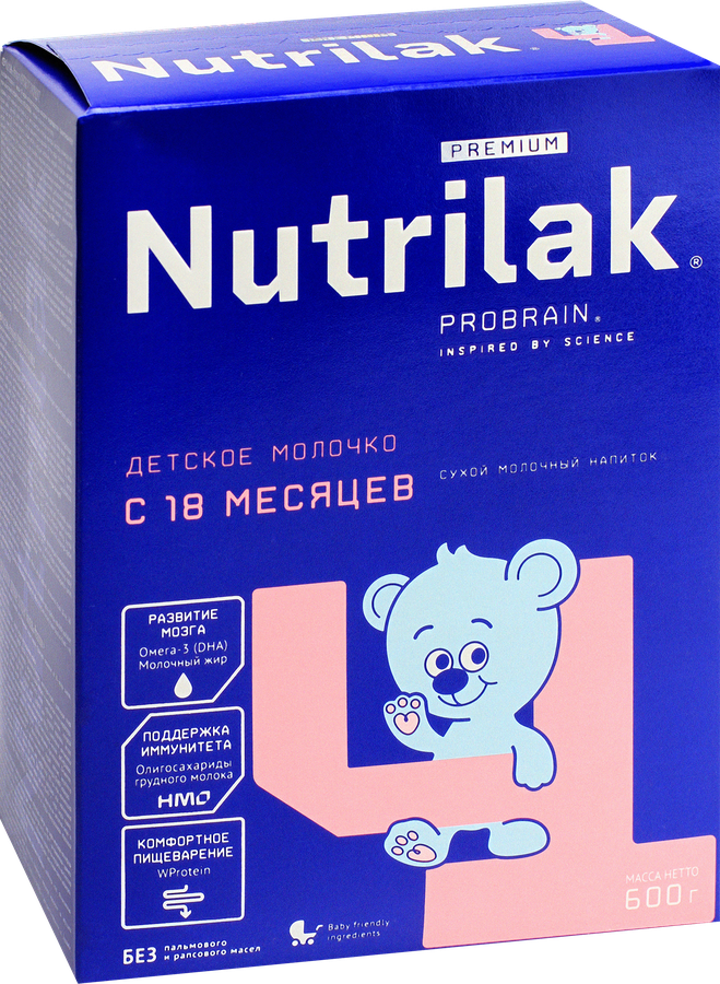 Напиток молочный NUTRILAK Premium 4, c 18 месяцев, 600г, предпросмотр