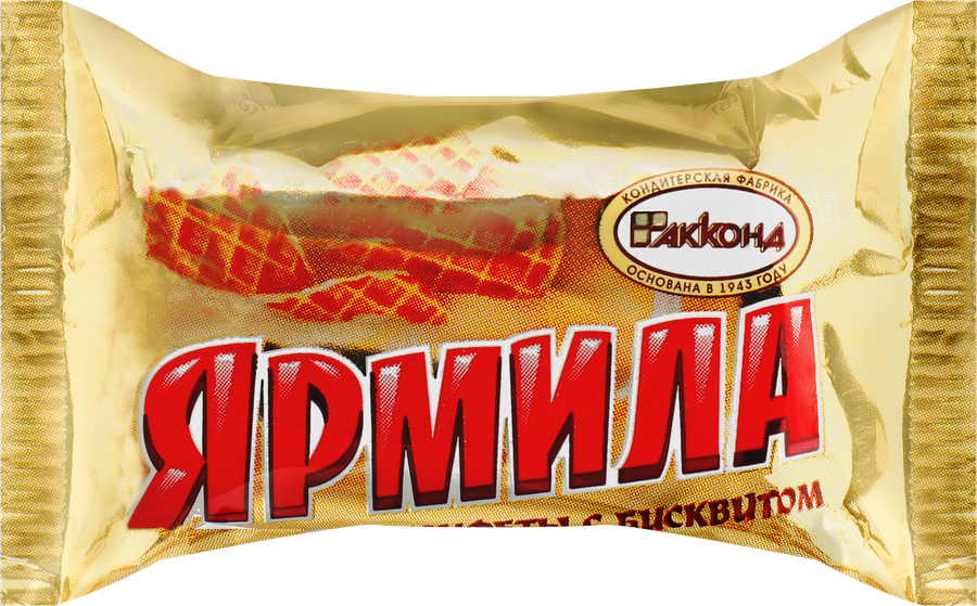 Конфеты АККОНД Ярмила с бисквитом, весовые, предпросмотр