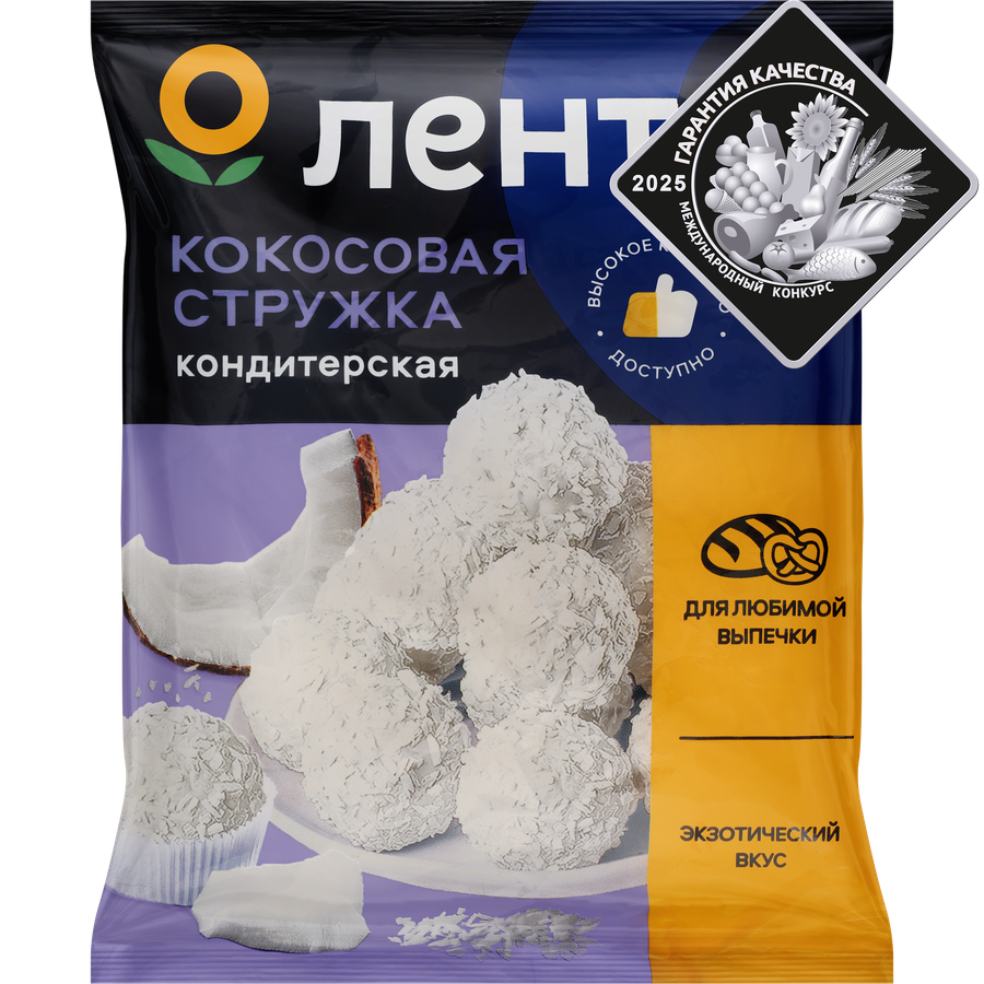Кокосовая стружка ЛЕНТА, 80г, превью