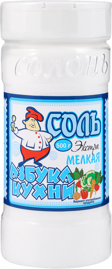 Соль АЗБУКА КУХНИ Экстра, 500г, превью