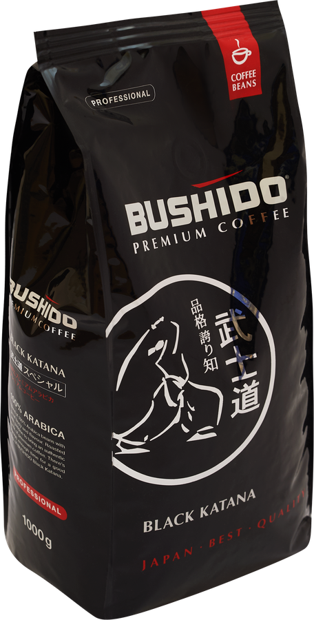 Кофе зерновой BUSHIDO Black Katana, 1кг, предпросмотр