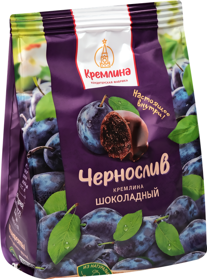 Конфеты КРЕМЛИНА Чернослив шоколадный, 190г, предпросмотр