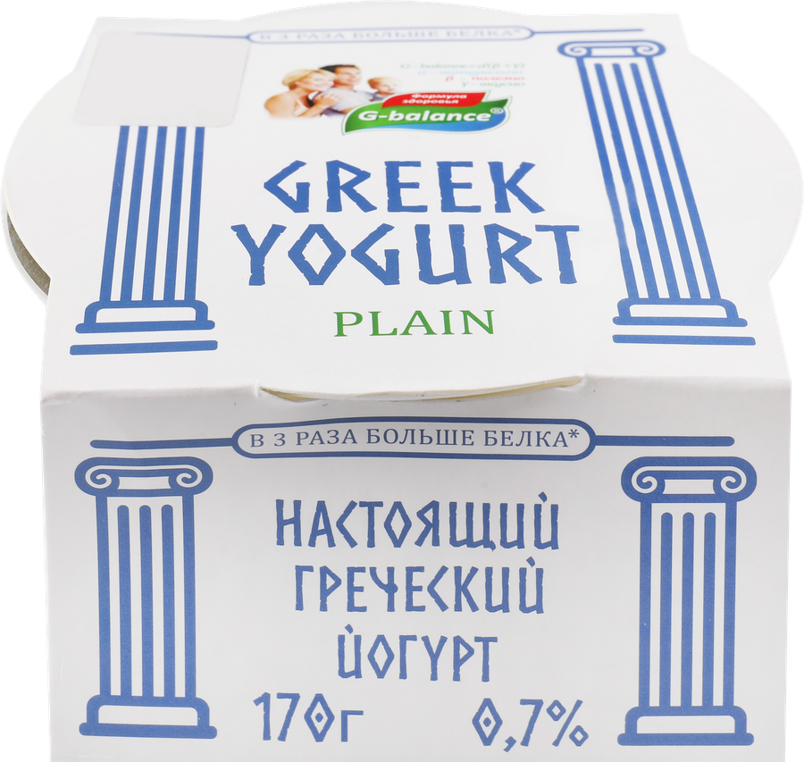 Йогурт G-BALANCE Греческий 0,7%, без змж, 170г, превью