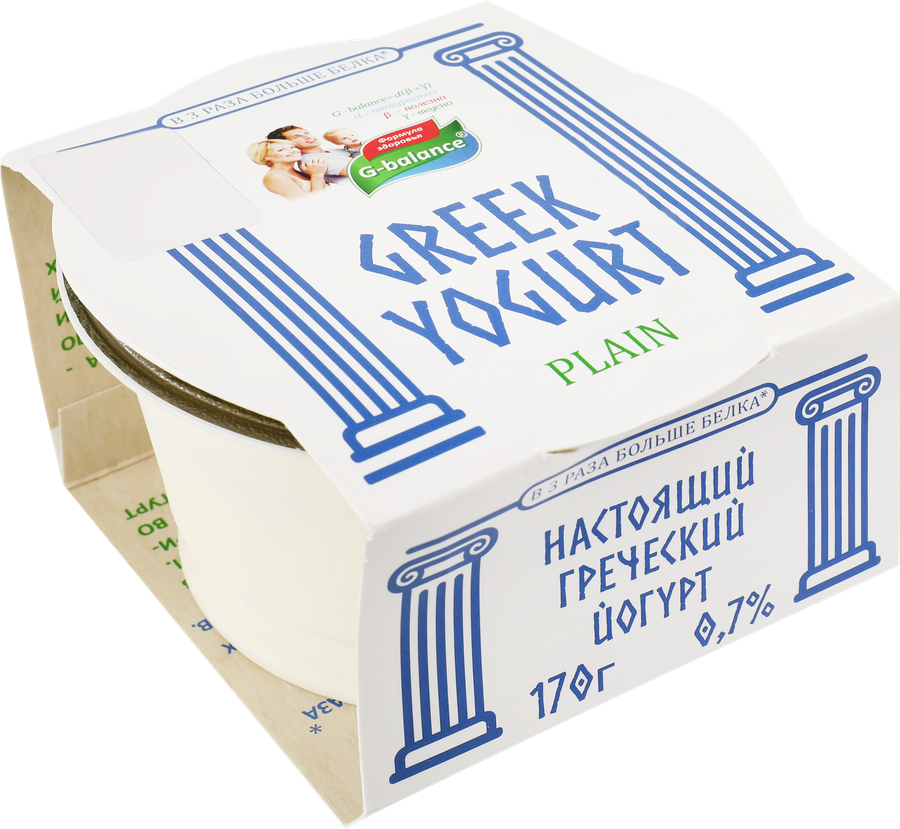 Йогурт G-BALANCE Греческий 0,7%, без змж, 170г, предпросмотр
