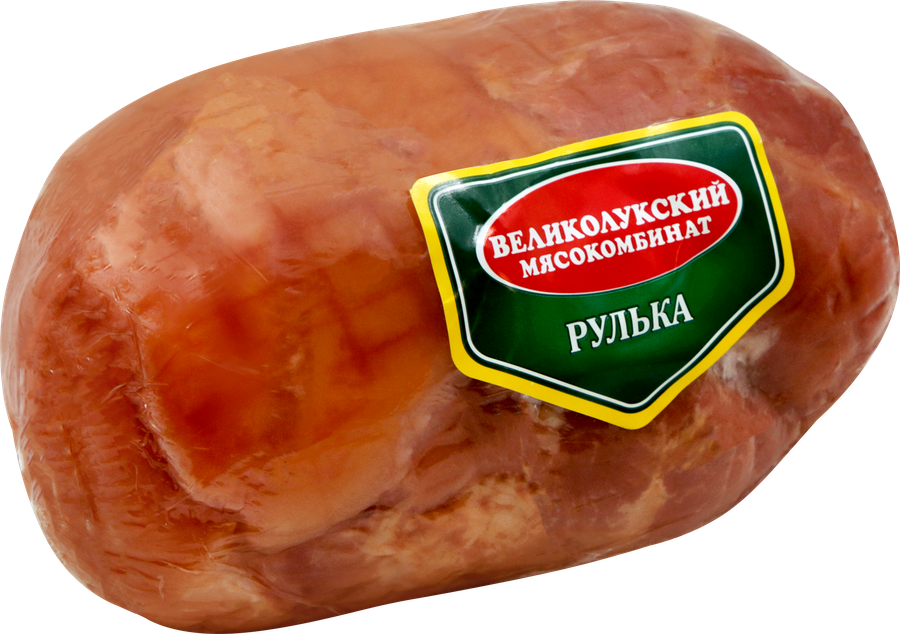 Рулька варено-копченая свиная ВЛМК, весовая, превью