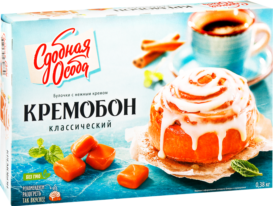 Пирог СДОБНАЯ ОСОБА Кремобон классический, 380г, превью