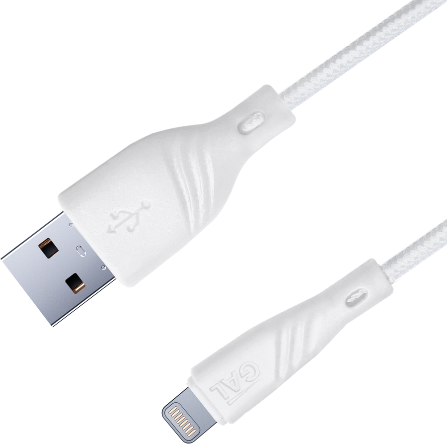 Кабель GAL 2647/2223/5421 USB – 8-pin 2А, нейлоновый, 2м, превью