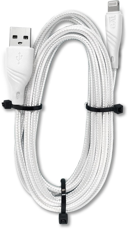 Кабель GAL 2647/2223/5421 USB – 8-pin 2А, нейлоновый, 2м, превью