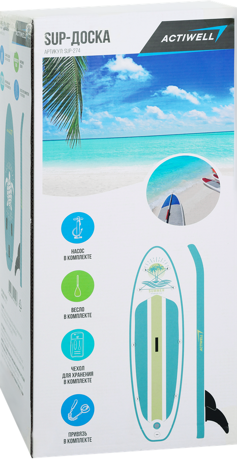 SUP-доска ACTIWELL 274x74,5x15см, Арт. SUP-274, превью
