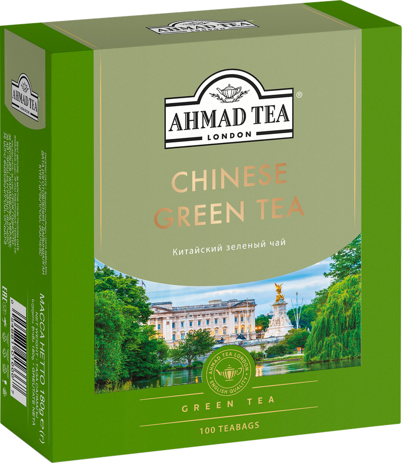 Чай зеленый AHMAD TEA Китайский, 100пак, превью