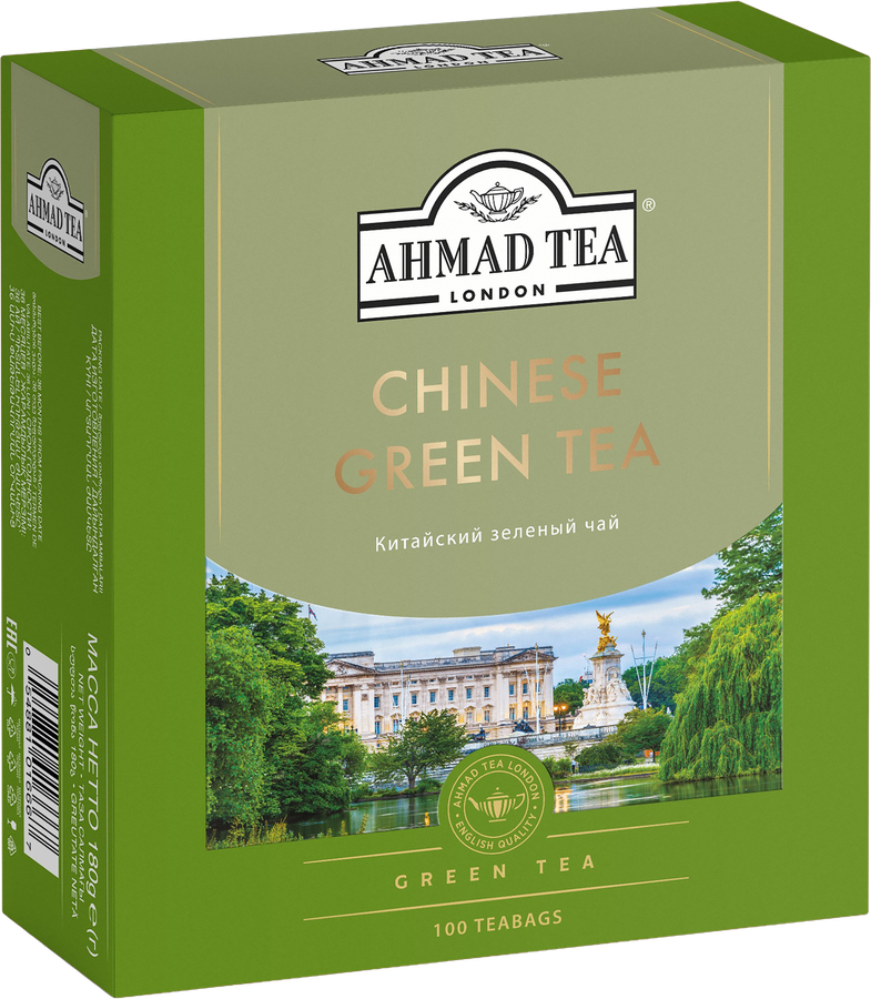 Чай зеленый AHMAD TEA Китайский, 100пак, предпросмотр
