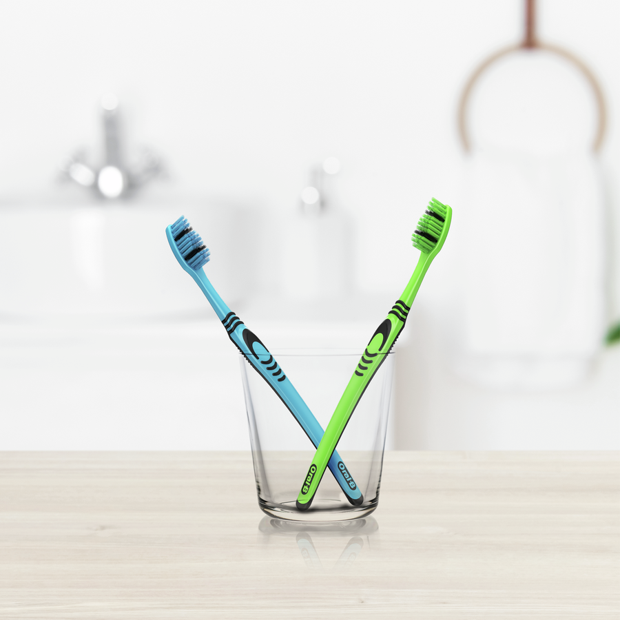 Зубная щетка ORAL-B Colors, средней жесткости, 4шт, предпросмотр