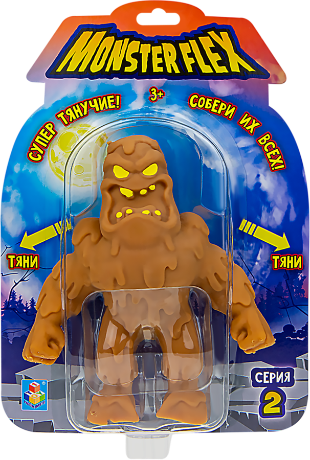 Игрушка 1TOY Monster Flex серия 2 Супертянущиеся фигурки монстров, предпросмотр